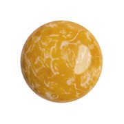 Cabujón redondo de vidrio de Puca® 18 mm - Escarcha Travertino Rosa Dulce x1