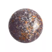Cabujón redondo de vidrio de Puca® 18 mm - Escarcha Parma Tweedy x1