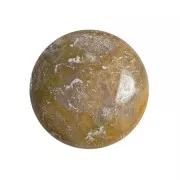 Cabujón redondo de vidrio de Puca® 18 mm - Escarcha Parma New Picasso x1