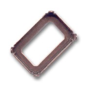 Engaste PureCrystal 4627 27x18,5 mm cobrizo