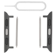 Adaptador para correa Apple Watch de 22 mm Acero inoxidable 304 Negro