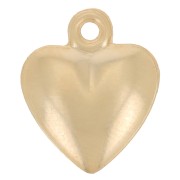 Colgante corazón 12x10 mm - Gold filled x1