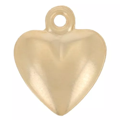 Colgante corazón 12x10 mm - Gold filled x1