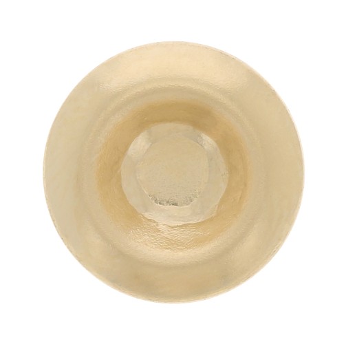 Elemento redondo para pegar 10 mm para cabujón 3 mm - Gold filled x1