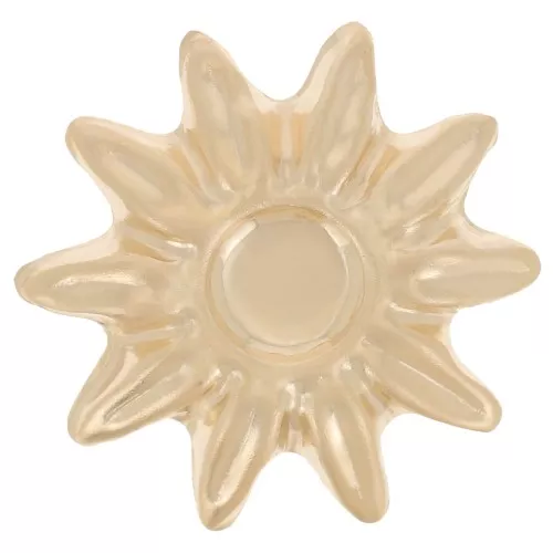 Elemento flor para pegar 15 mm para cabujón de 4 mm - Gold filled x1