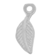 Mini Charm Hoja 10x4 mm - Plata 925 x1
