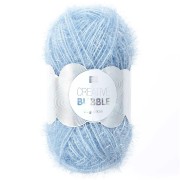 Creative Bubble - Hilo de ganchillo para esponja tawashi - Azul paloma x50g