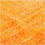 Creative Bubble - Hilo de ganchillo para esponja tawashi - Neon Apricot x50g