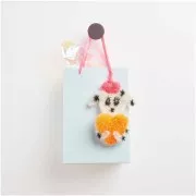 Creative Bubble - Hilo de ganchillo para esponja tawashi - Neon Apricot x50g