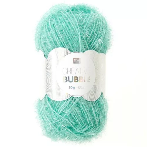 Creative Bubble - Hilo de ganchillo para esponja tawashi - Aqua x50g