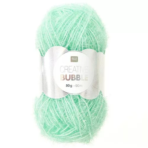 Creative Bubble - Hilo de ganchillo para esponja tawashi - Aguamarina x50g