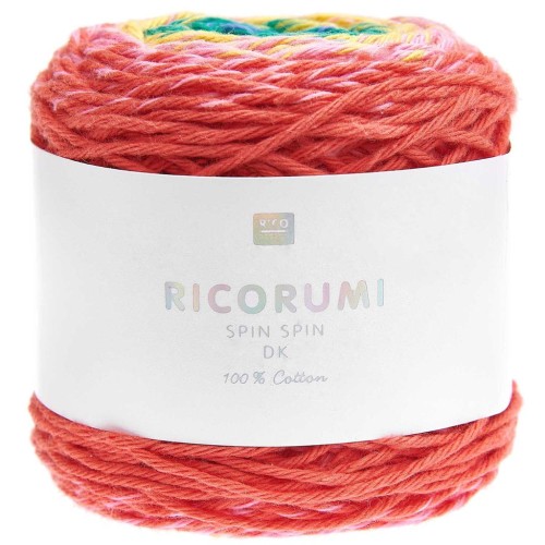 Ricorumi Spin Spin algodón de Rico Design para Amigurumi - Classic Rainbow x50g