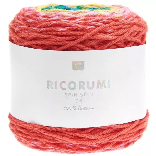 Ricorumi Spin Spin algodón de Rico Design para Amigurumi - Classic Rainbow x50g