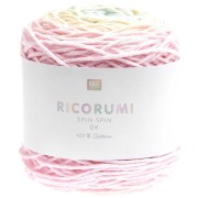 Ricorumi Spin Spin algodón de Rico Design para Amigurumi - Arco iris pastel x50g|raw }}