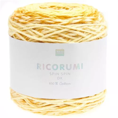 Ricorumi Spin Spin Algodón de Rico Design para Amigurumi - Amarillo x50g