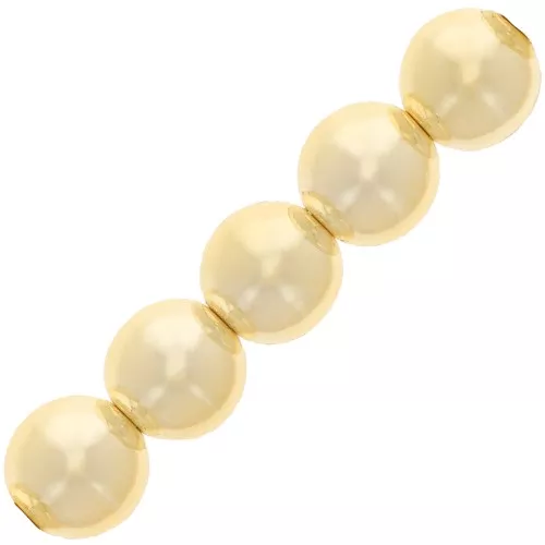Cuentas de resina japonesa Miyuki 6 mm - Dorado x152cm