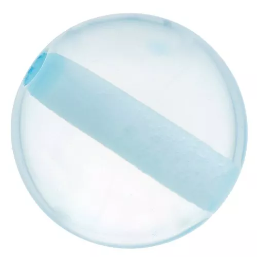 Perlas de resina transparente 8 mm - Azul claro x1