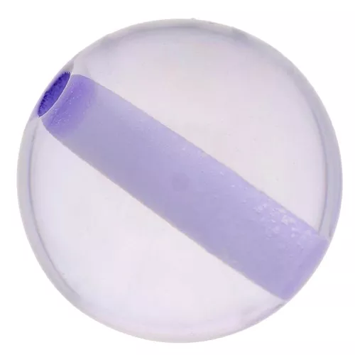 Cuenta de resina transparente 10 mm - Lavanda x1