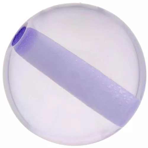 Cuenta de resina transparente 12 mm - Lavanda x1