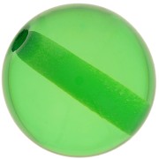 Cuenta de resina transparente de 14 mm - Verde pradera x1|raw }}