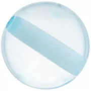 Azul glaciar - Cuenta de resina transparente de 14 mm - Azul claro x1 Cuenta de resina transparente de 14 mm - Azul claro x1