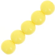 Perlas de resina opaca 6 mm - Amarillo sol x10|raw }}