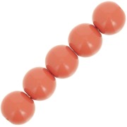 Perlas de resina opaca 6 mm - Terracota x10|raw }}