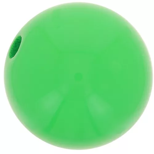 Cuenta de resina opaca 14 mm - Verde pradera x1