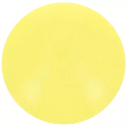 Cabujón redondo de resina opaca 14 mm - Amarillo sol x1