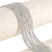 Cuenta redonda 3 mm gema - Labradorita x39cm