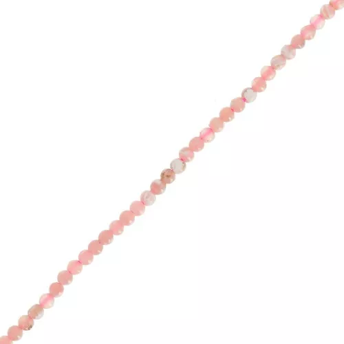 Cuenta redonda 2 mm gema - Thulite x39cm