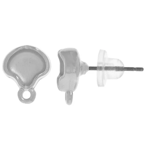 Cymbal - Clavijas para Ginko 12x10 mm - Kamares - Plata envejecida x2
