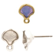 Cymbal - Clavijas para Ginko 12x10 mm - Kamares - Plata envejecida x2