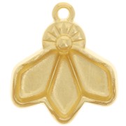 Cymbal - Charm para Cometa Perla 19x17 mm - Dentro - Dorado con oro fino x1|raw }}