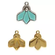 Cymbal - Charm para Cometa Perla 19x17 mm - Dentro - Dorado con oro fino x1