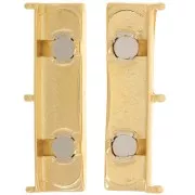 Cymbal - Cierre magnético para cuentas Delica 11/0 30x13 mm Axos III Dorado con oro fino