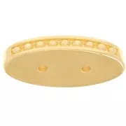 Cymbal - Cuenta portadora Conector 21x9,5 mm Lalaria - Dorado con oro fino