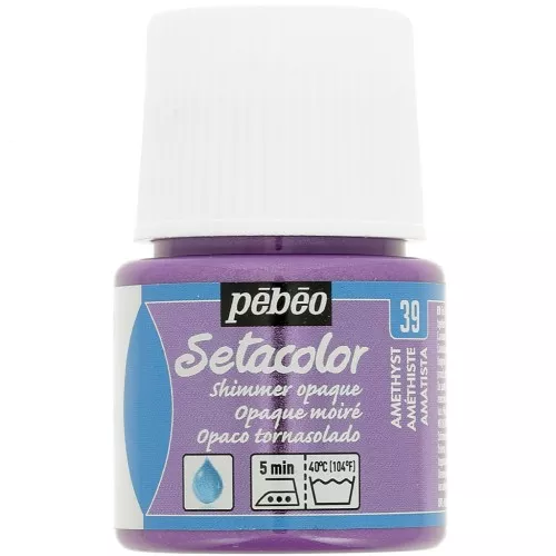 Pintura Setacolor Opaca - Shimmer Amatista (n°39) x45ml