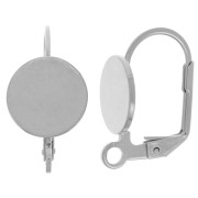 Ganchos de 17 mm para cabujón de 10 mm - acero inoxidable 304 x2|raw }}