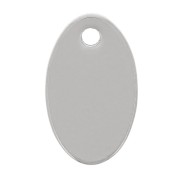 Dijes ovalados 10x6 mm - acero inoxidable 304 x4