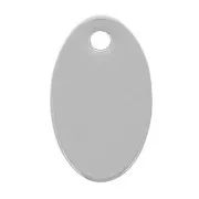 Dijes ovalados 10x6 mm - acero inoxidable 304 x4