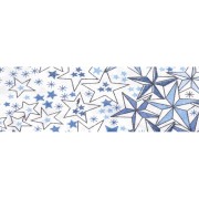 Tela al bies Liberty - Adelajda - Azul x1m