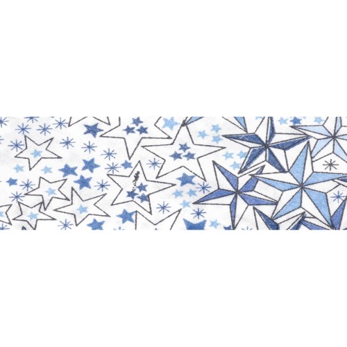 Tela al bies Liberty - Adelajda - Azul x1m