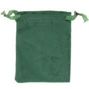 Estuche de terciopelo fino para joyas 80x100 mm - Verde abeto x1|raw }}