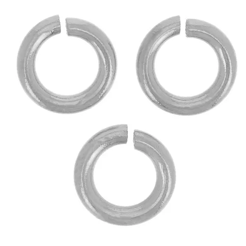 Anillos abiertos 5x1 mm - Acero inoxidable 316L x25