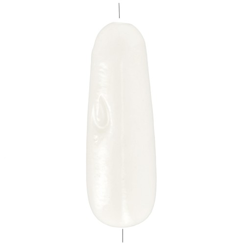 25x8 mm perlas de concha - Natural x2
