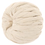 Cuenta redonda imitación rafia 15 mm - Beige x1|raw }}