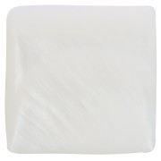 Cabujón cuadrado de nácar de 18 mm - Natural x1