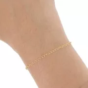 Cadena Forçat 2,1 mm - Gold filled x50cm