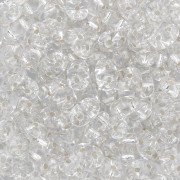SuperDuo 2,5x5 mm - Crystal Silver Lined x10g|raw }}